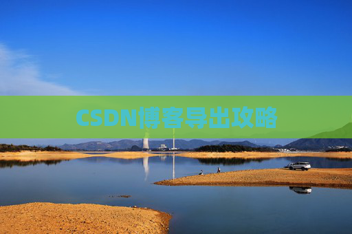CSDN博客导出攻略